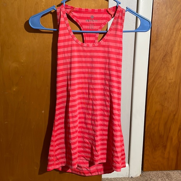 90 Degree By Reflex Tops - $1 bundle- Pink Striped Racerback Tank Top Shirt, 90 Degree by Reflex Size XS